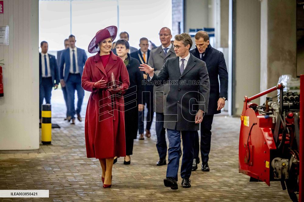Queen Maxima Visits Royal Cosun - Netherlands