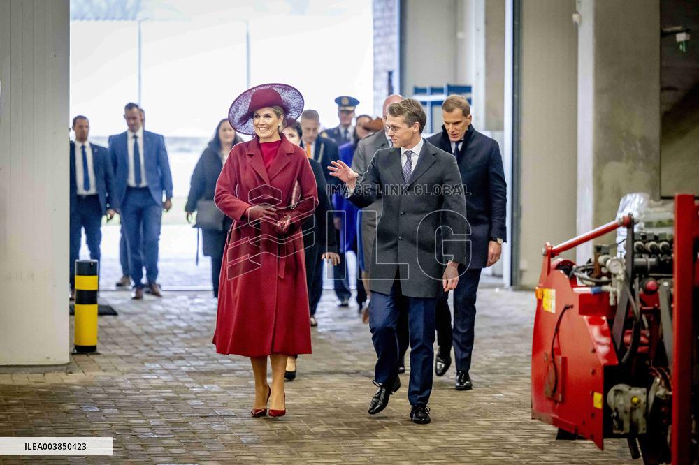 Queen Maxima Visits Royal Cosun - Netherlands