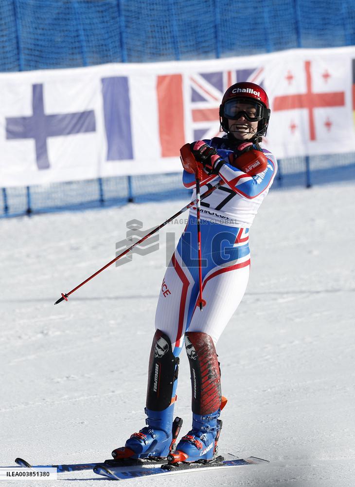FISU World University Games - French team At Womens Alpine Combined
