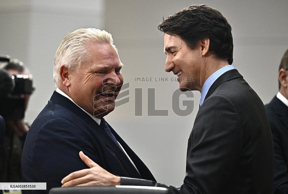 Canada’s premiers Are Meeting with Trudeau and Ford - Ottawa