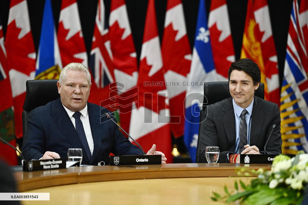 Canada’s premiers Are Meeting with Trudeau and Ford - Ottawa