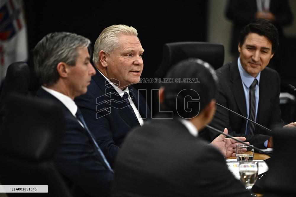 Canada’s premiers Are Meeting with Trudeau and Ford - Ottawa
