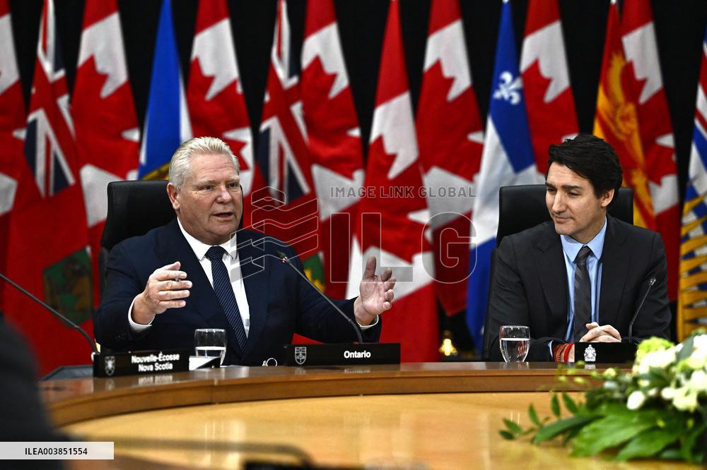 Canada’s premiers Are Meeting with Trudeau and Ford - Ottawa