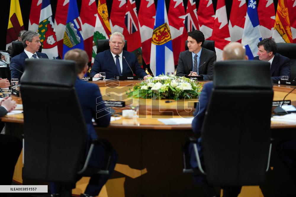 Canada’s premiers Are Meeting with Trudeau and Ford - Ottawa