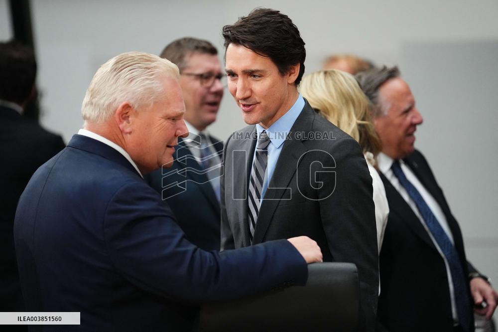 Canada’s premiers Are Meeting with Trudeau and Ford - Ottawa