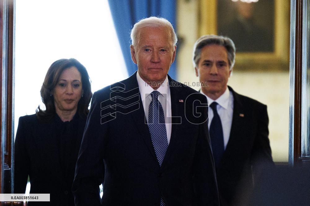 DC: President Biden Gives Remarks on Israel/Hamas Ceasefire Deal