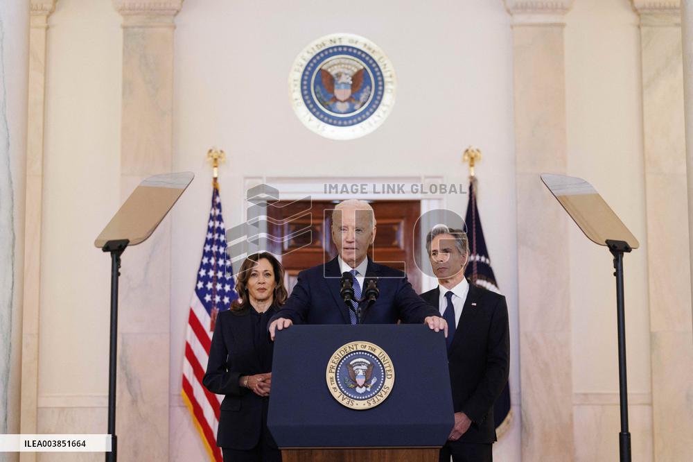 DC: President Biden Gives Remarks on Israel/Hamas Ceasefire Deal