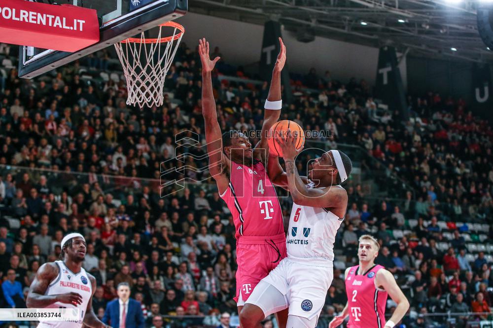 BASKET - Champions League - Pallacanestro Reggiana vs Telekom Baskets Bonn