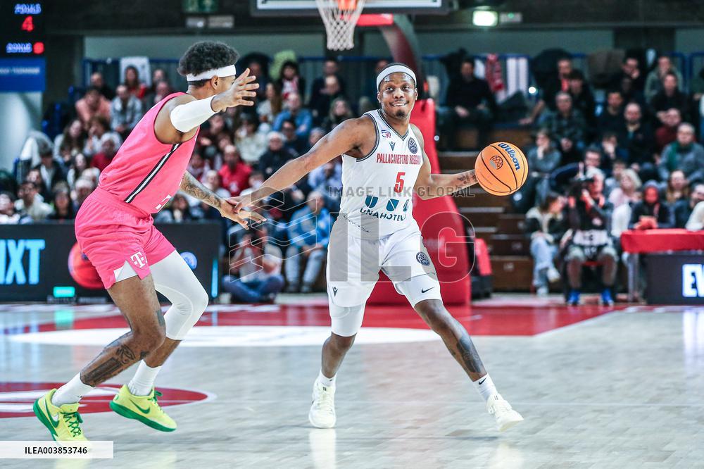 BASKET - Champions League - Pallacanestro Reggiana vs Telekom Baskets Bonn
