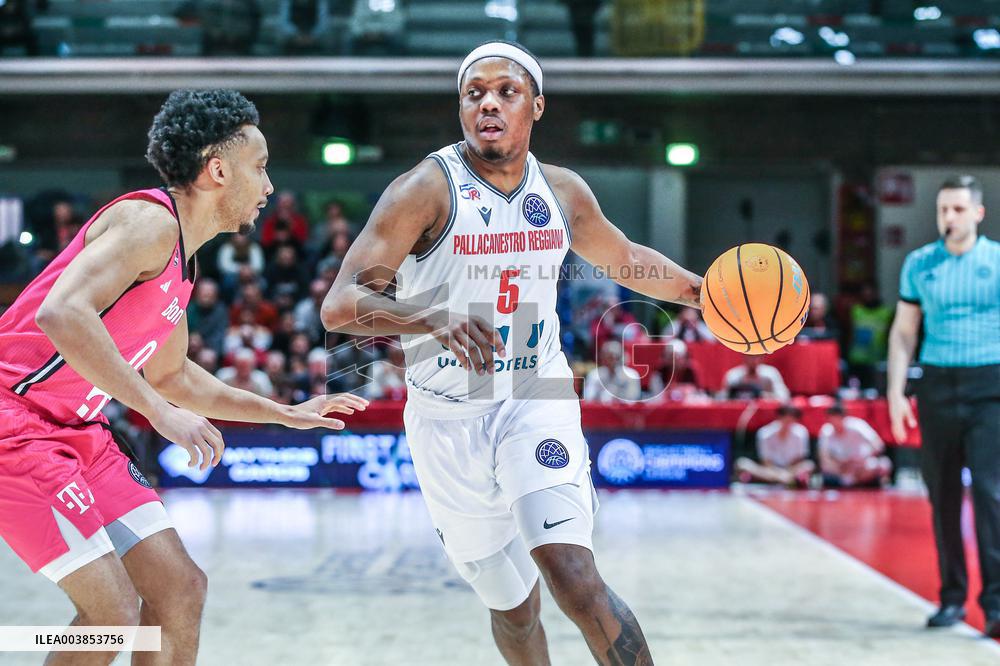 BASKET - Champions League - Pallacanestro Reggiana vs Telekom Baskets Bonn