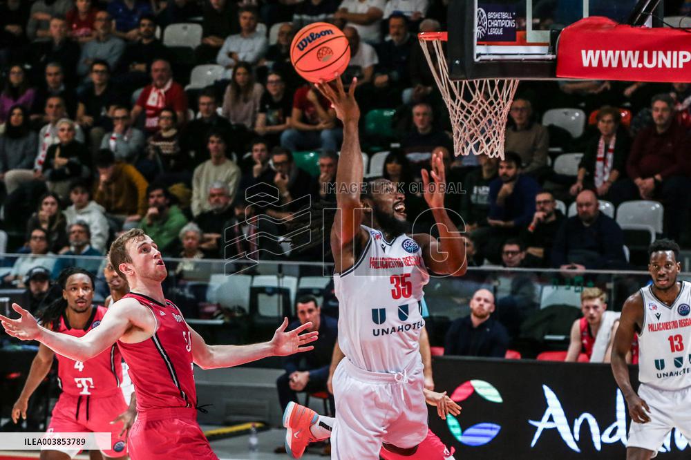 BASKET - Champions League - Pallacanestro Reggiana vs Telekom Baskets Bonn