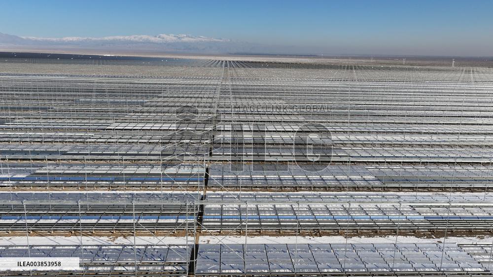 China Largest Solar Thermal Energy Storage Power Station Construction in Hami