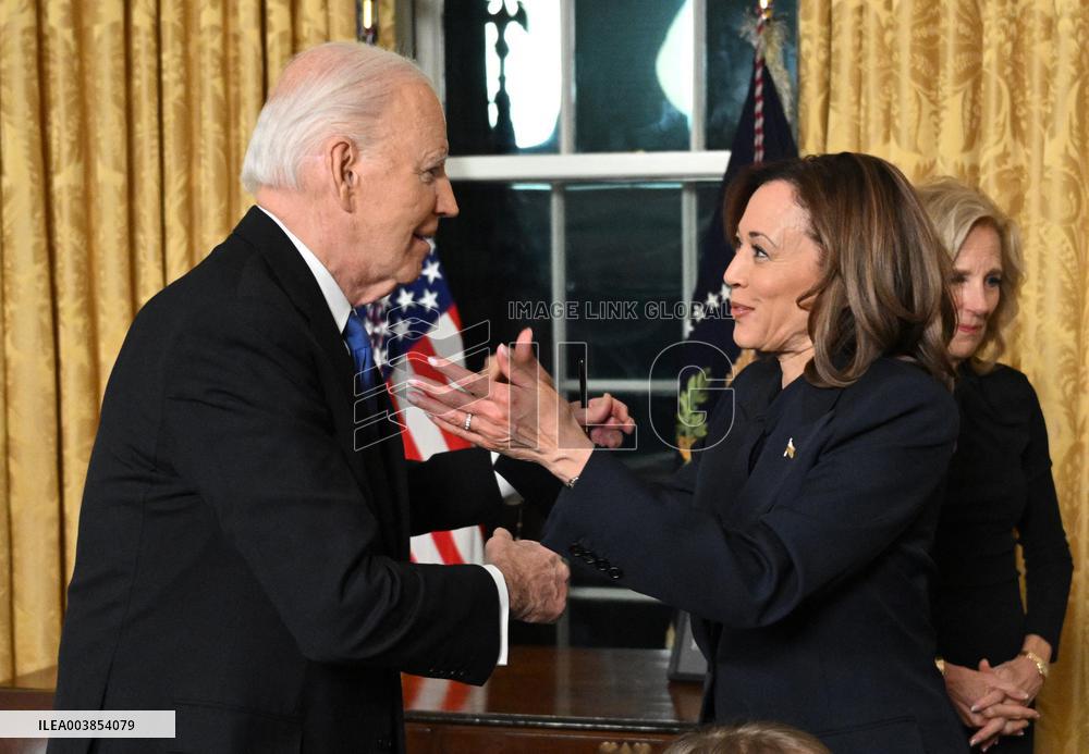 President Biden Gives Farewall Speech in Oval Office Address - DC