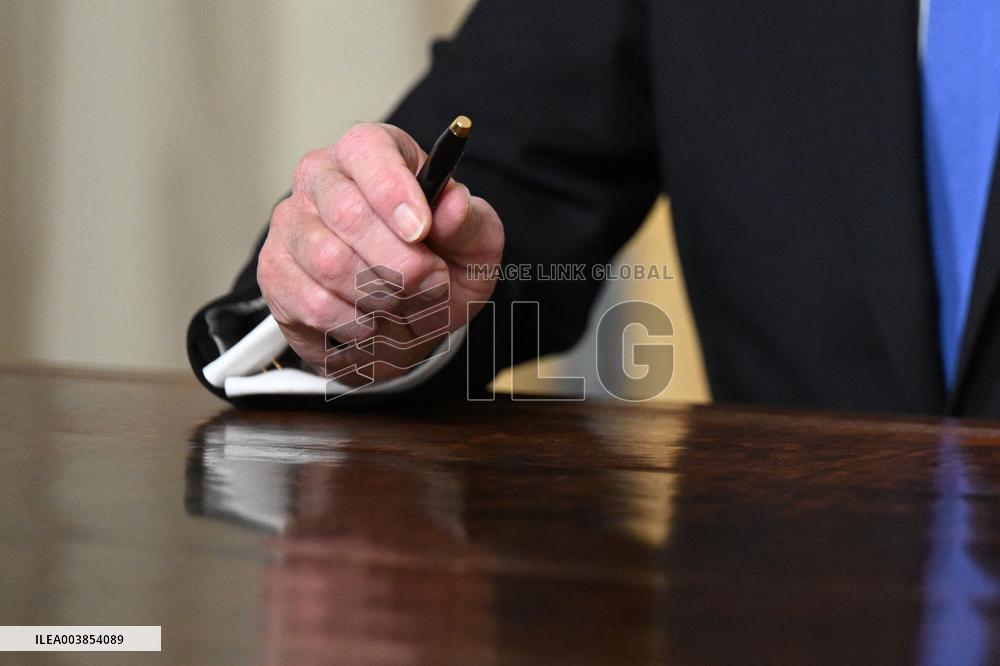 President Biden Gives Farewall Speech in Oval Office Address - DC