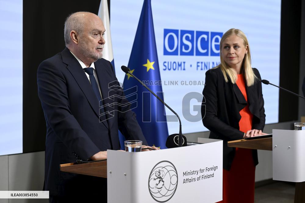 OSCE Secretary General Feridun Sinirlioglu visits Finland