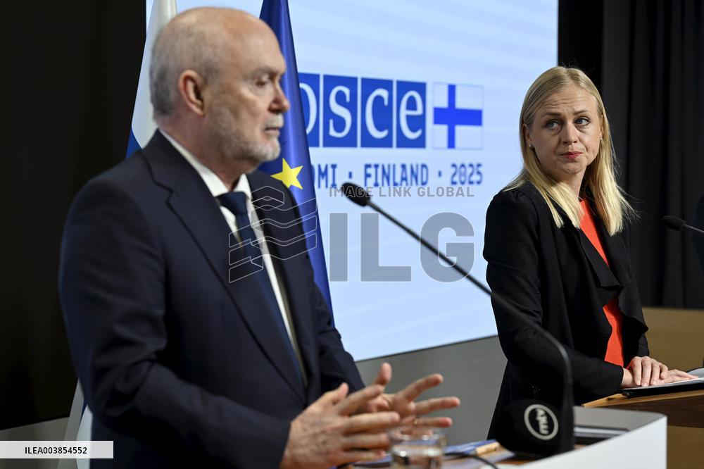 OSCE Secretary General Feridun Sinirlioglu visits Finland