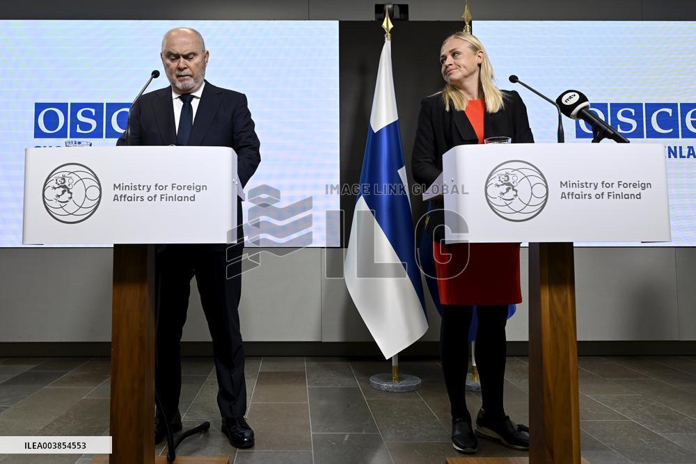 OSCE Secretary General Feridun Sinirlioglu visits Finland