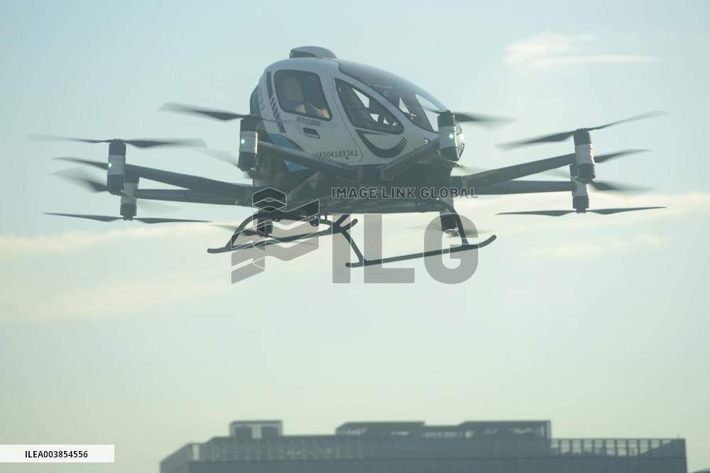 eVTOL EH216-S Public Flight in Shanghai