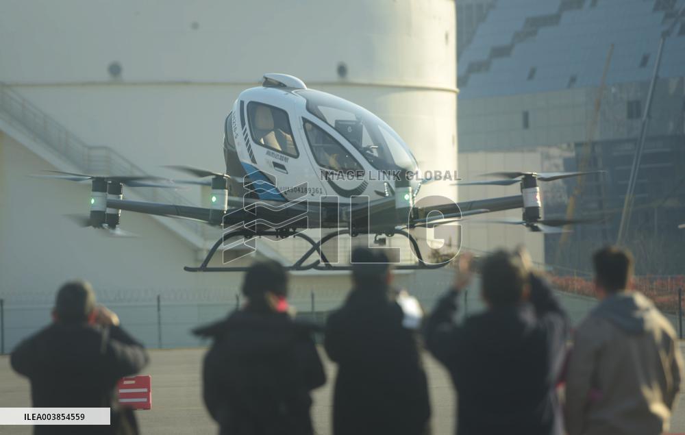 eVTOL EH216-S Public Flight in Shanghai