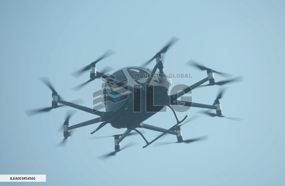 eVTOL EH216-S Public Flight in Shanghai