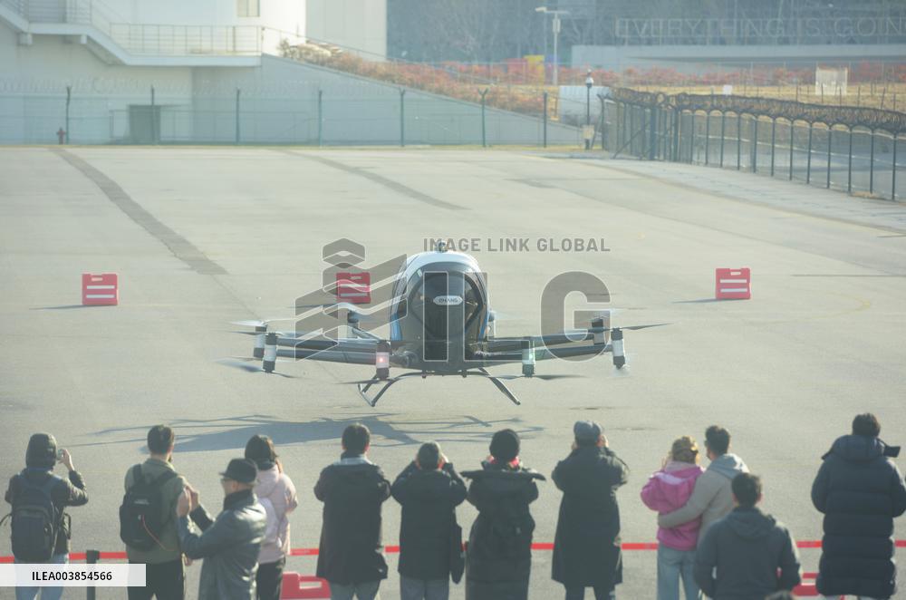 eVTOL EH216-S Public Flight in Shanghai