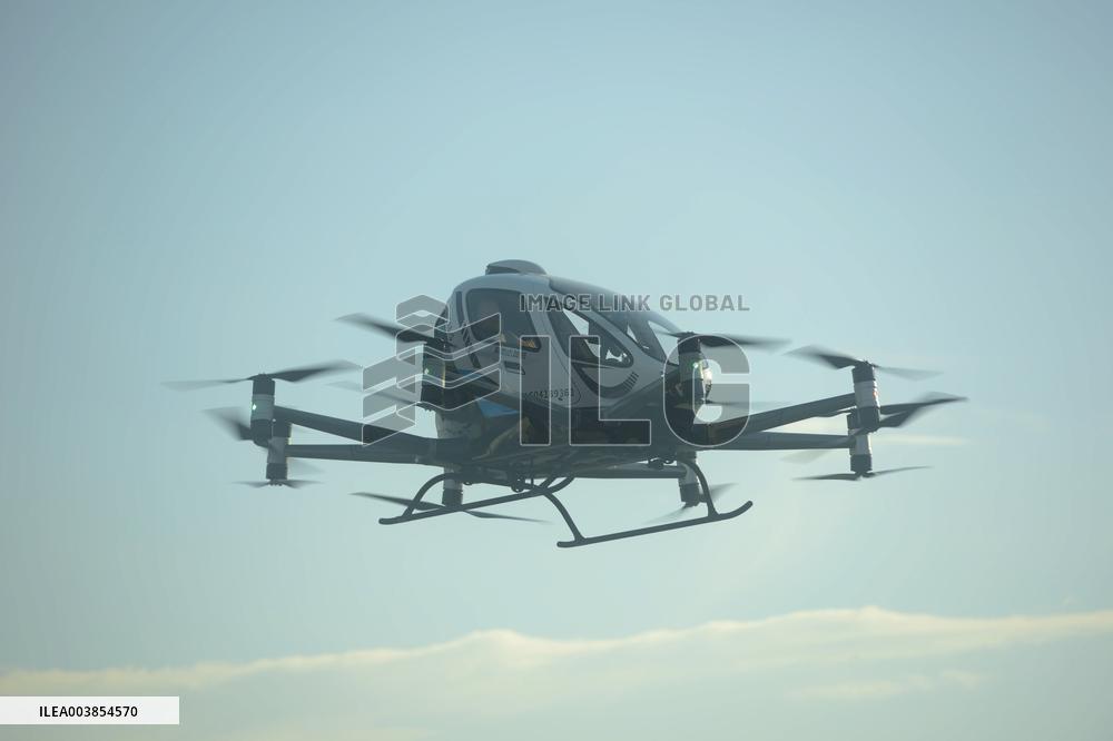 eVTOL EH216-S Public Flight in Shanghai