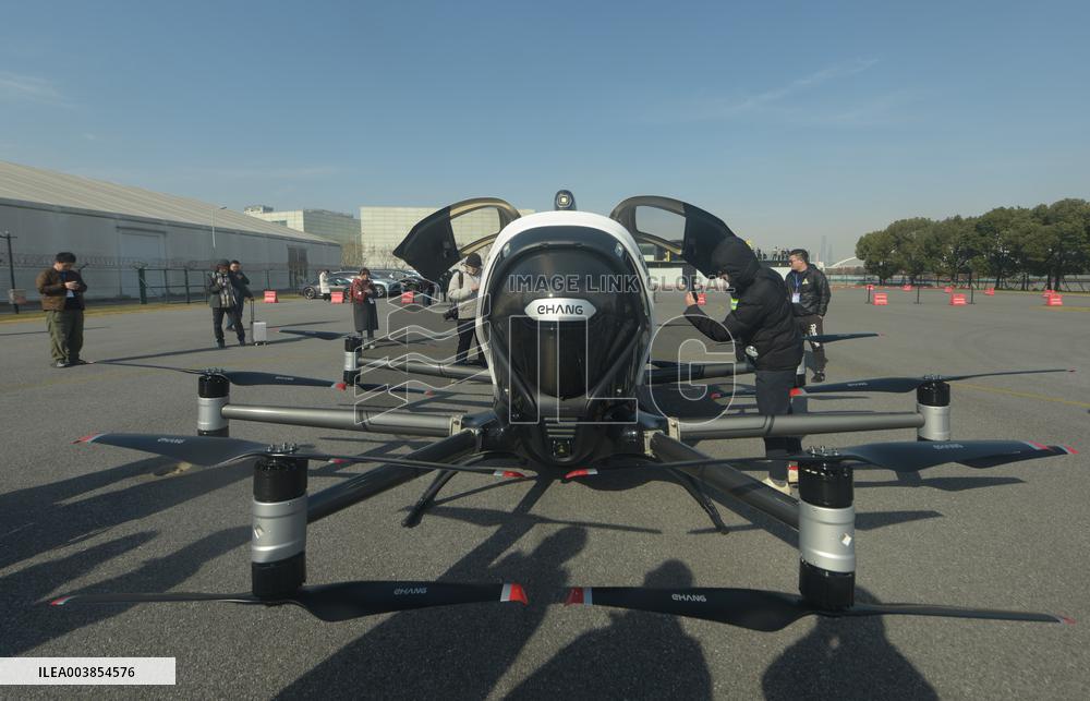 eVTOL EH216-S Public Flight in Shanghai