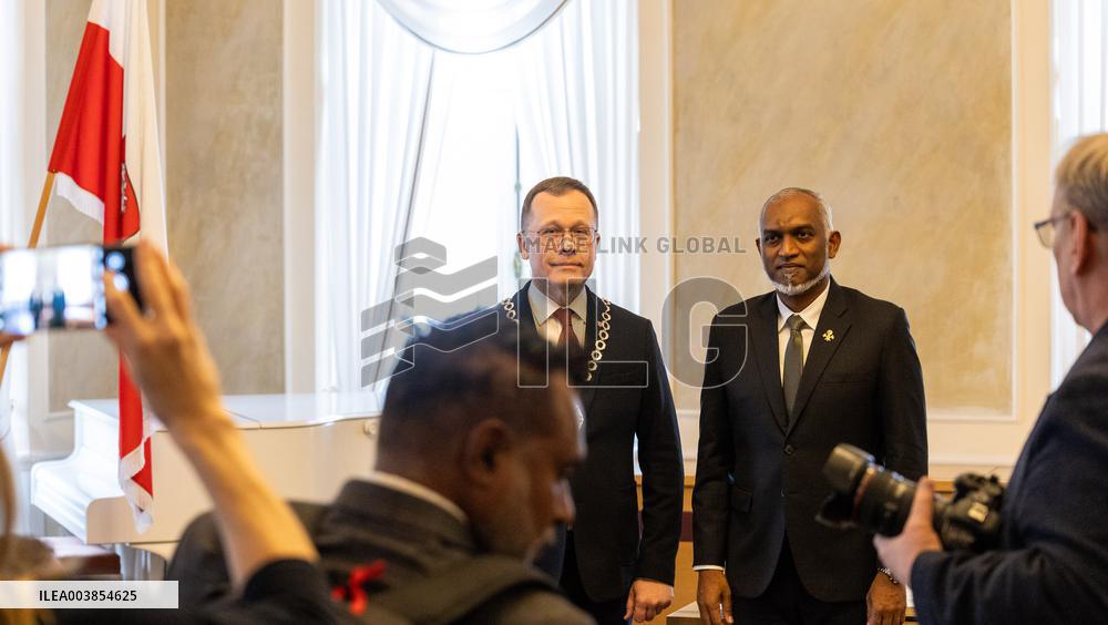 Maldives' President makes first visit to Estonia