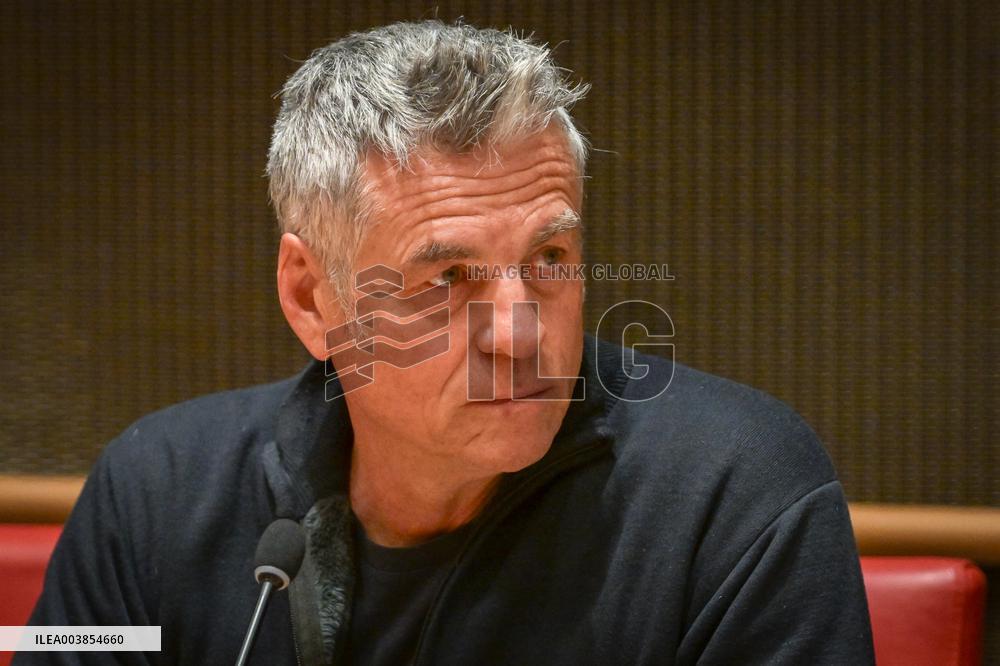 Hearing before the committee of inquiry into violence in film at the National Assembly in Paris FA