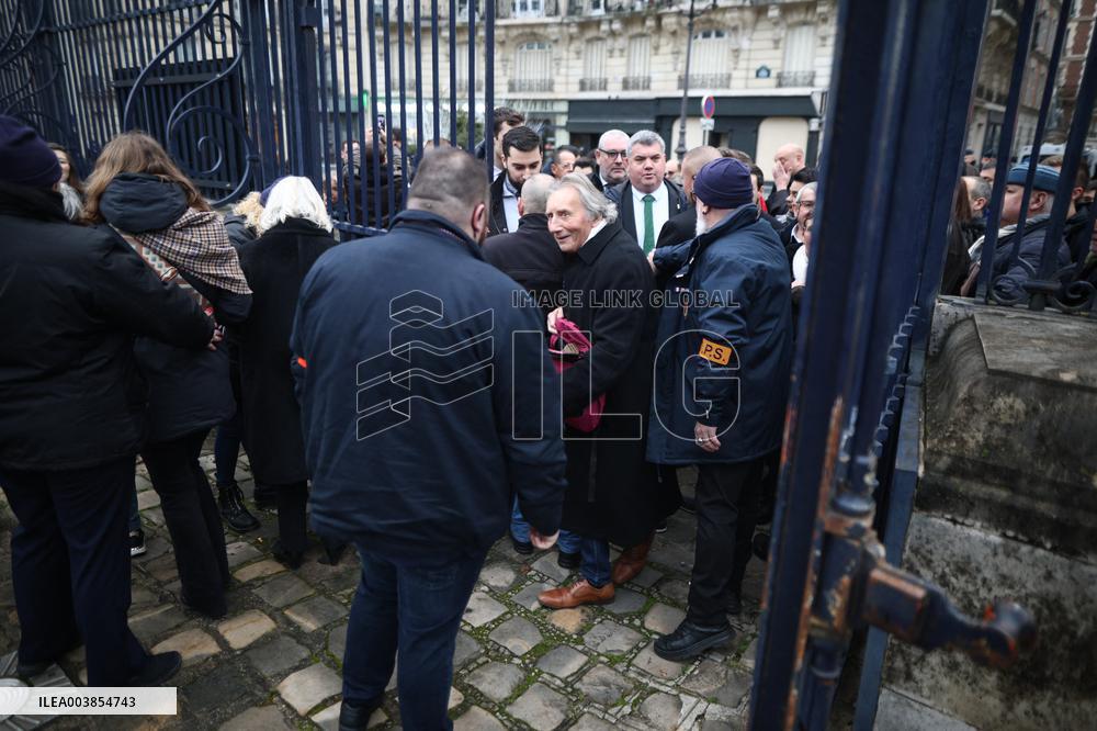 Memorial Service For Jean-Marie Le Pen - Paris