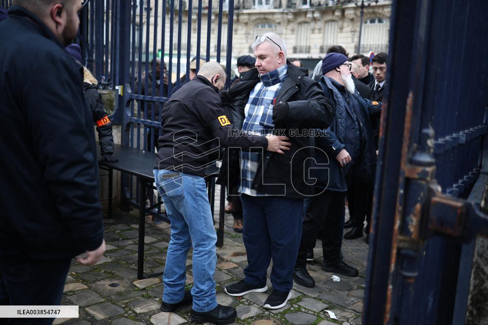 Memorial Service For Jean-Marie Le Pen - Paris
