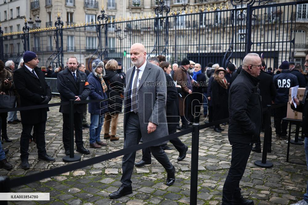 Memorial Service For Jean-Marie Le Pen - Paris