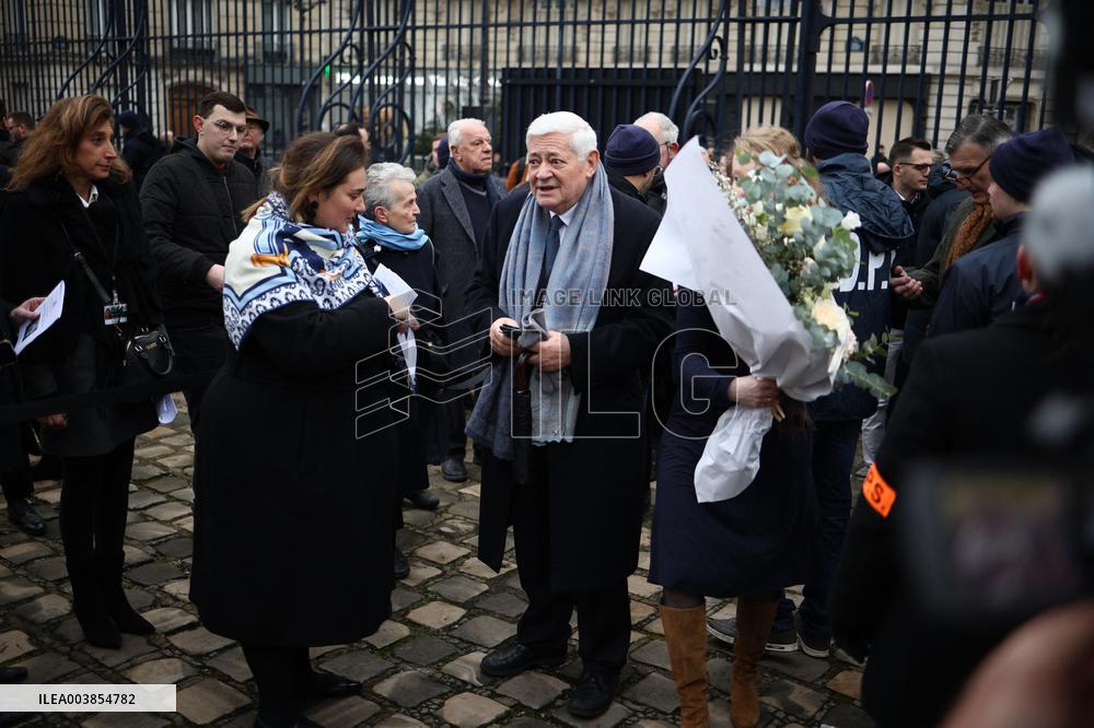 Memorial Service For Jean-Marie Le Pen - Paris