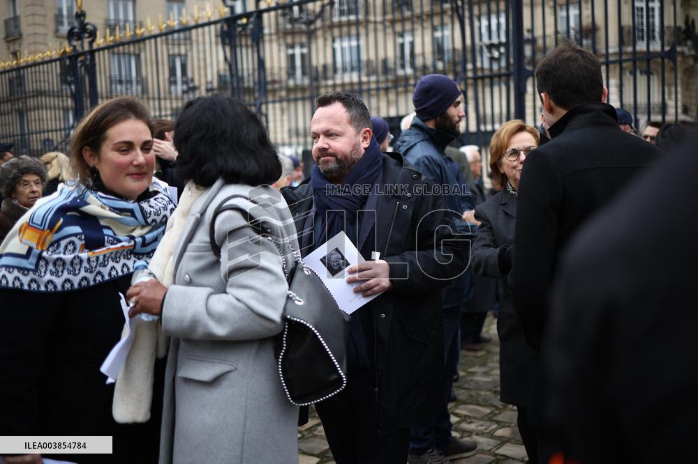 Memorial Service For Jean-Marie Le Pen - Paris