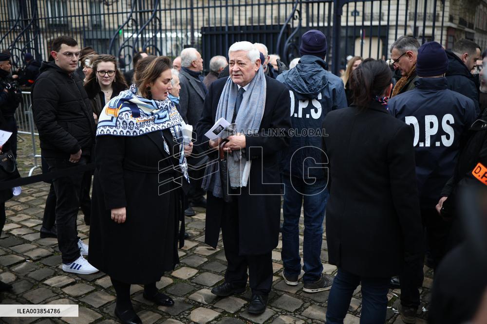Memorial Service For Jean-Marie Le Pen - Paris