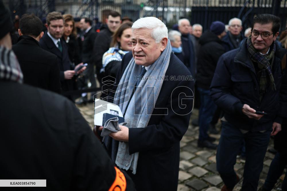 Memorial Service For Jean-Marie Le Pen - Paris