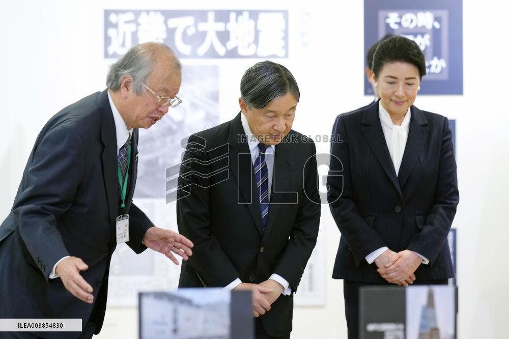 Japan imperial couple in Kobe for earthquake commemoration