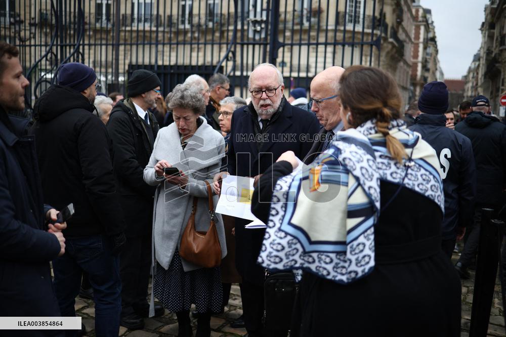 Memorial Service For Jean-Marie Le Pen - Paris