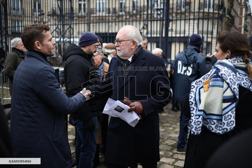 Memorial Service For Jean-Marie Le Pen - Paris