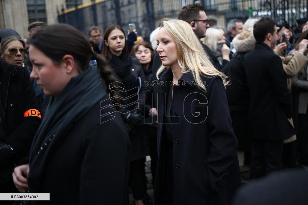 Memorial Service For Jean-Marie Le Pen - Paris