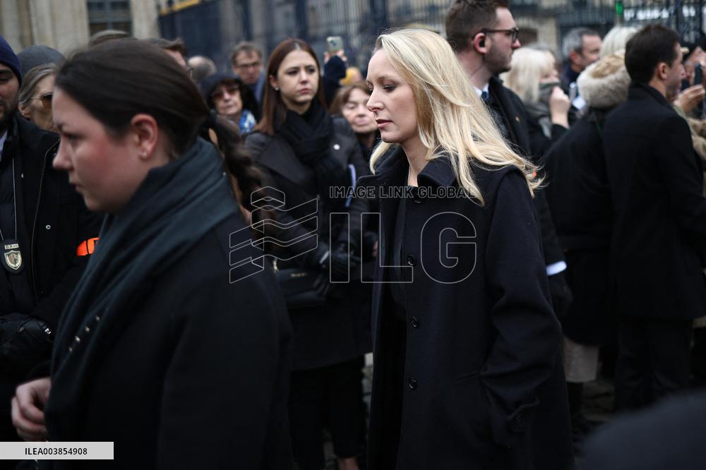 Memorial Service For Jean-Marie Le Pen - Paris