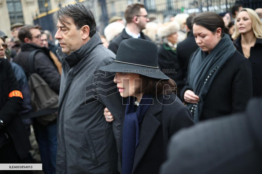 Memorial Service For Jean-Marie Le Pen - Paris