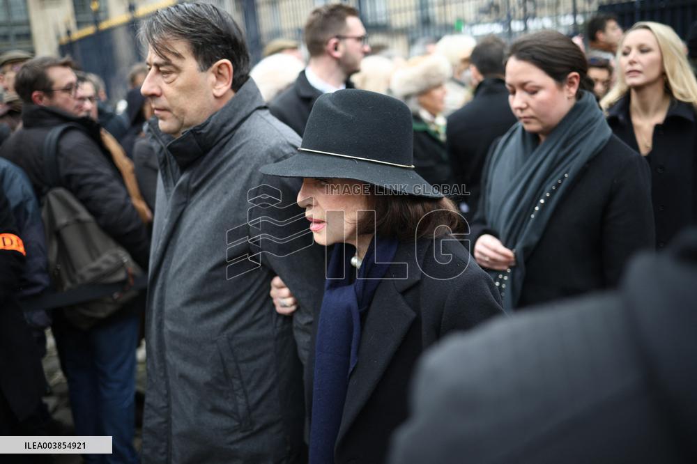 Memorial Service For Jean-Marie Le Pen - Paris