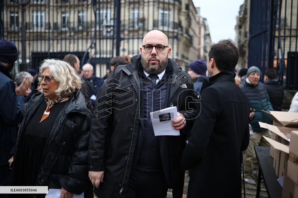 Memorial Service For Jean-Marie Le Pen - Paris