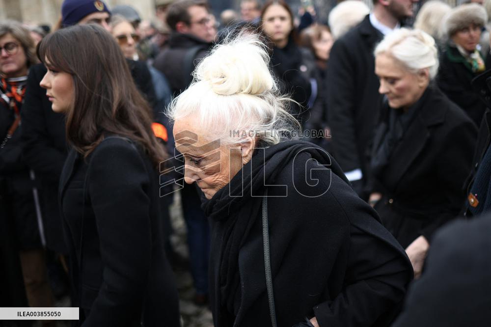 Memorial Service For Jean-Marie Le Pen - Paris