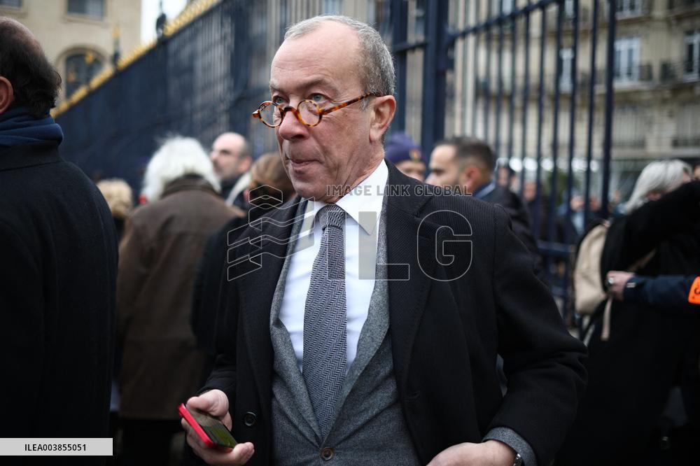 Memorial Service For Jean-Marie Le Pen - Paris