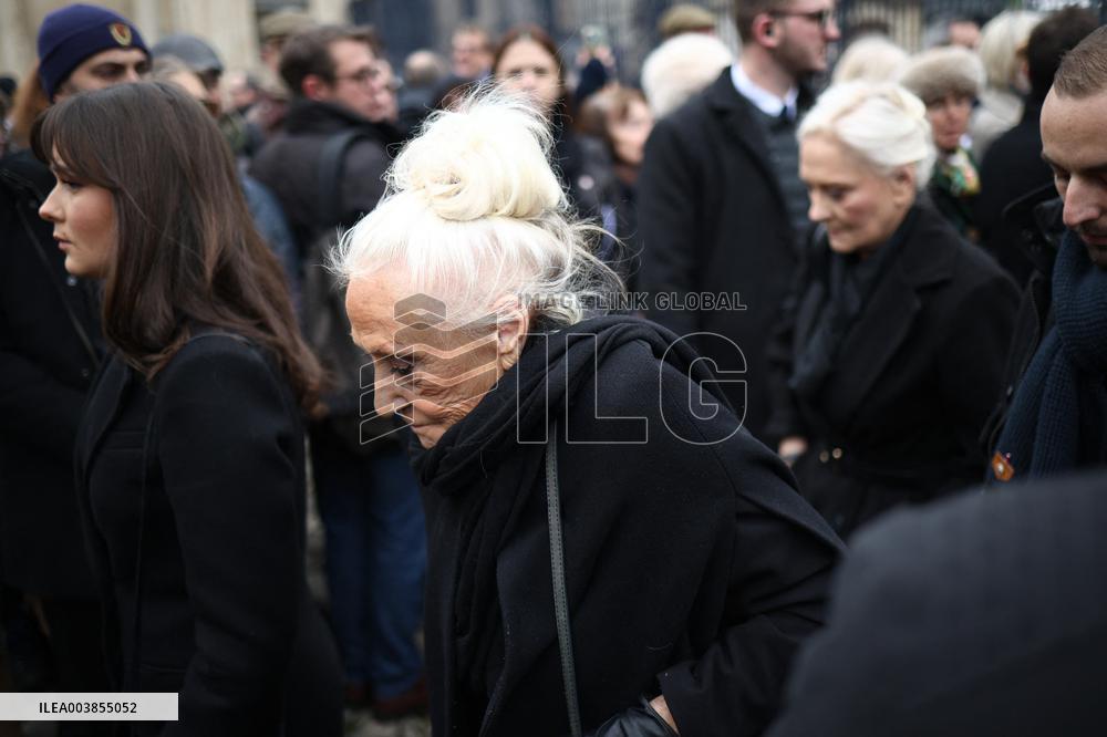 Memorial Service For Jean-Marie Le Pen - Paris