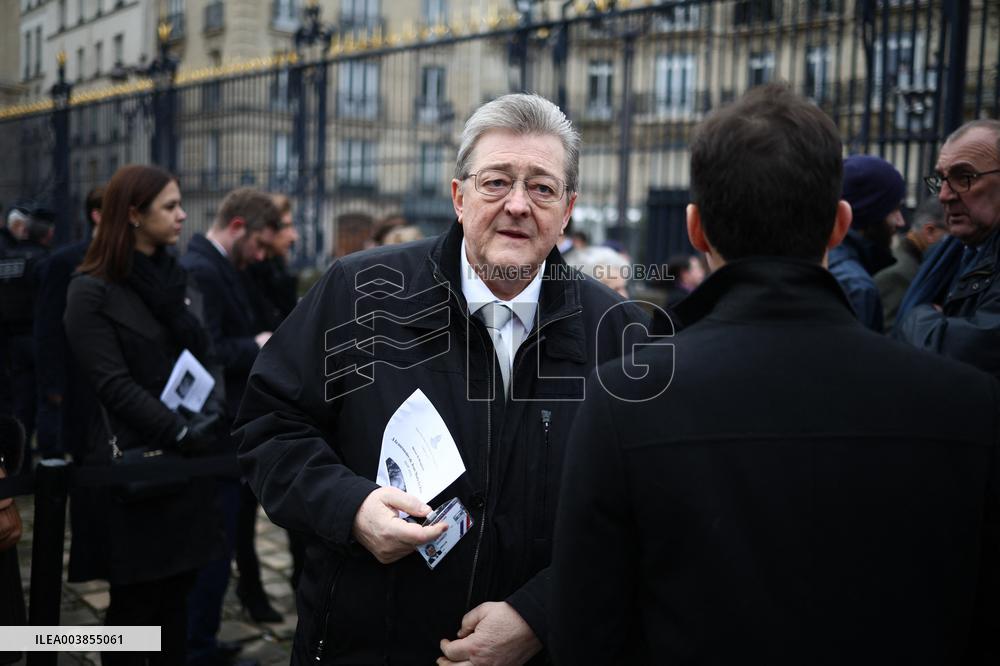 Memorial Service For Jean-Marie Le Pen - Paris