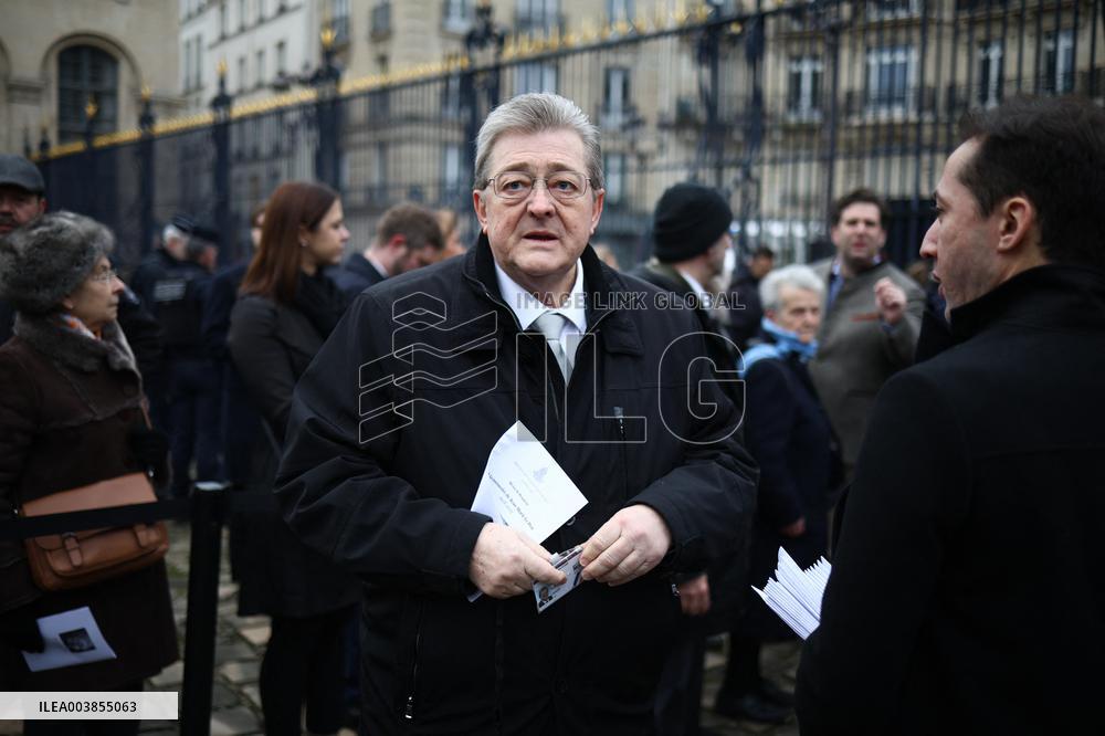 Memorial Service For Jean-Marie Le Pen - Paris