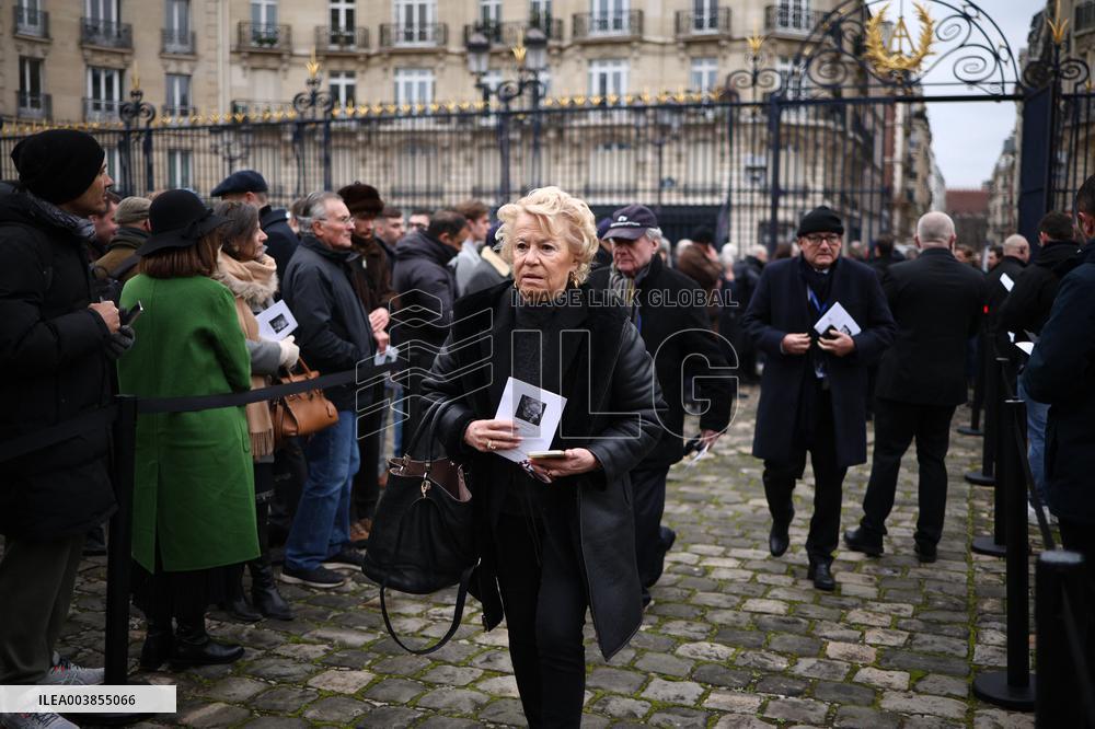 Memorial Service For Jean-Marie Le Pen - Paris